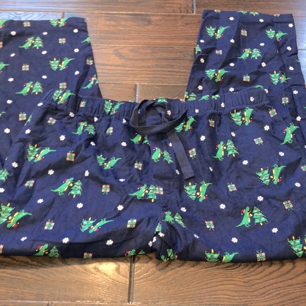 Varsity navy Christmas pajama pants with pockets size XLarge